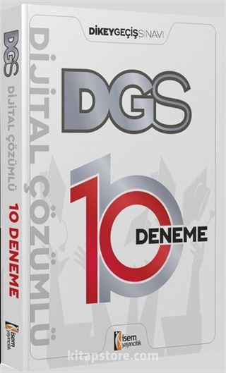 2021 DGS Dijital Çözümlü 10 Deneme Sınavı