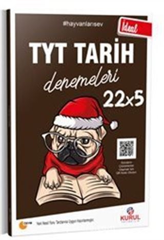 TYT İdeal 22x5 Tarih Denemeleri QR Kod Çözümlü