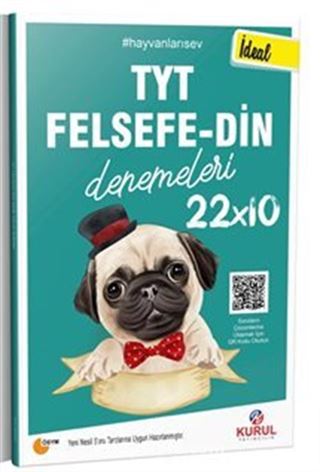 TYT İdeal 22x5 Felsefe Din Denemeleri QR Kod Çözümlü
