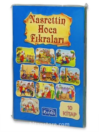 Nasrettin Hoca Fıkraları +7 Yaş ve Üzeri Renkli Resimli (10 Kitap Set)