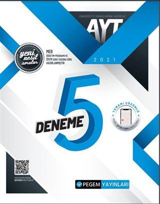 AYT Tamamı Çözümlü 5 Deneme