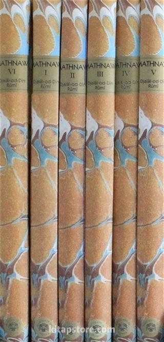 Mathnawi Fransızca Mesnevi (6 Cilt - Kutulu)