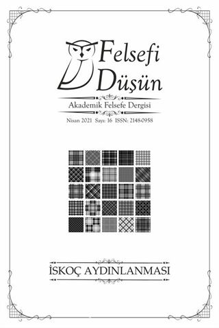 Felsefi Düşün Sayı:16 İskoç Aydınlanması