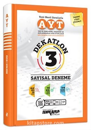 AYT Dekatlon 3 Sayısal Deneme