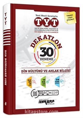 TYT Dekatlon Din Kültürü ve Ahlak Bilgisi 30 Deneme