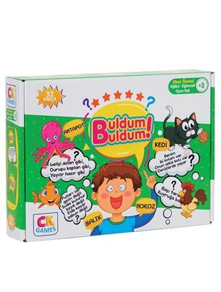 Buldum Buldum Okul Öncesi Oyun Seti +3 Yaş