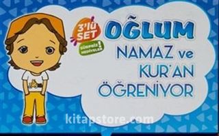 Oğlumun Dini Eğitim Seti Boyama Kalemi Hediyeli