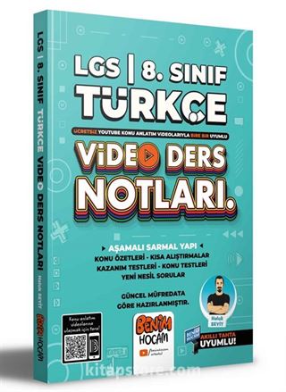 2022 LGS 8.Sınıf Türkçe Video Ders Notları (Konu Anlatımı)