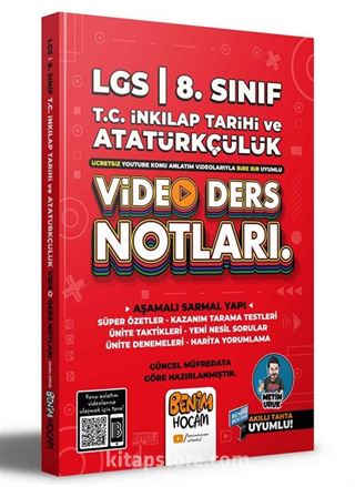 2022 LGS 8.Sınıf İnkılap Tarihi ve Atatürkçülük Video Ders Notları (Konu Anlatımı)