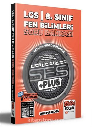 2022 LGS 8.Sınıf Fen Bilimleri SES PLUS Soru Bankası