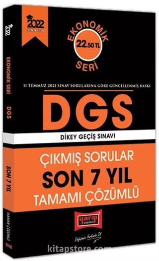 2022 DGS Ekonomik Seri Son 7 Yıl Tamamı Çözümlü Çıkmış Sorular