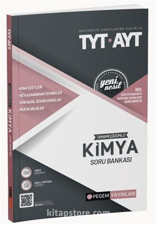 2022 TYT-AYT Tamamı Çözümlü Kimya Soru Bankası