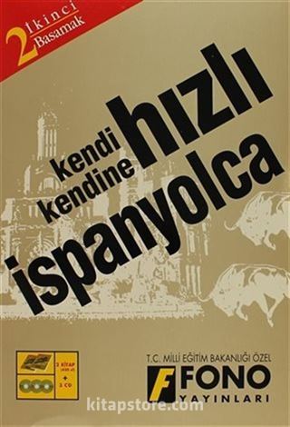 Hızlı İspanyolca 2. Basamak (2 kitap + 3 CD)
