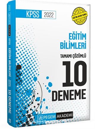 2022 KPSS Eğitim Bilimleri Tamamı Çözümlü 10 Deneme