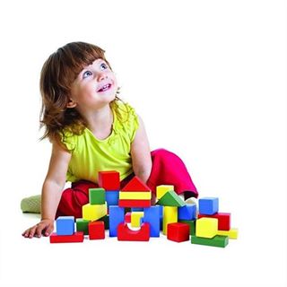 Renkli Ahşap Blok 60 Parça(509090)