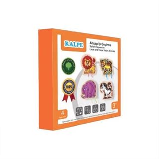 Kalpe Ahşap İp Geçirme Safari Hayvanları (509595)