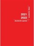2021-2022 Akademik Ajanda Kırmızı