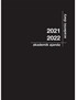 2021-2022 Akademik Ajanda Siyah