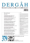 Dergah Edebiyat Sanat Kültür Dergisi Sayı: 379 Eylül 2021