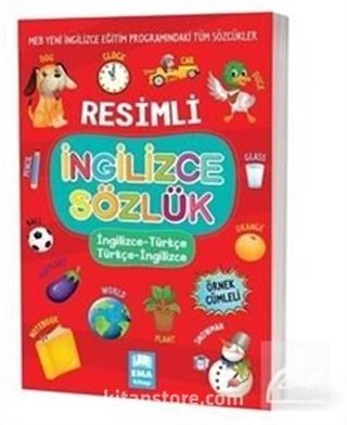 Resimli İngilizce Türkçe Türkçe İngilizce Sözlük (Örnek Cümleli)