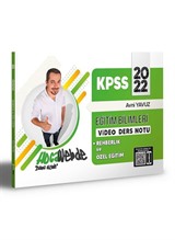 2022 KPSS Eğitim Bilimleri Rehberlik ve Özel Eğitim Video Ders Notları