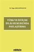 Türk ve İsviçre İflas Hukukunda Paylaştırma