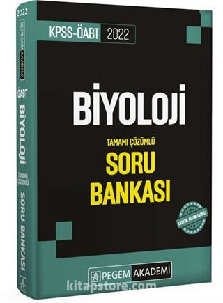 2022 KPSS ÖABT Biyoloji Soru Bankası