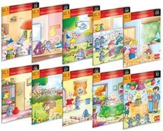 İngilizce Hikaye Seti (10 Kitap) İlkokul 1. Sınıf Karekod Dinlemeli