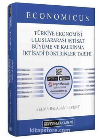 KPSS A Grubu Economicus Türkiye Ekonomisi, Uluslararası İktisat, Büyüme ve Kalkınma, İktisadi Doktrinler Tarihi Konu Anlatımı