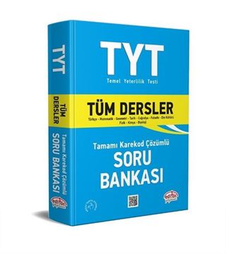 TYT Tüm Dersler Soru Bankası Tamamı Karekod Çözümlü