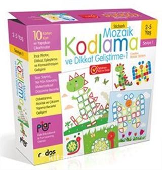 Stickerlı Mozaik Kodlama ve Dikkat Geliştirme 1
