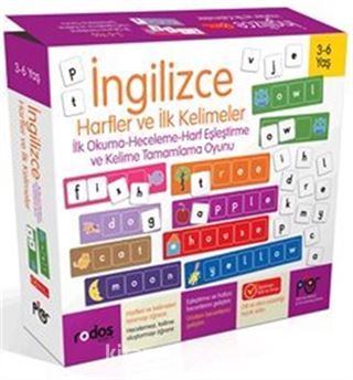 İngilizce Harfler ve İlk Kelimeler
