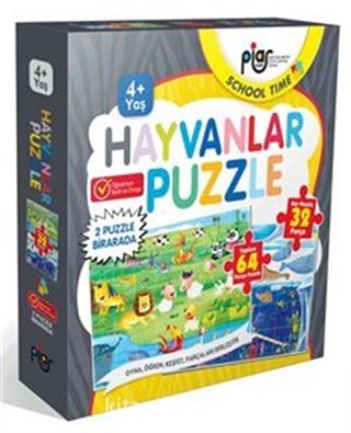Hayvanlar Puzzle (32 Parça)