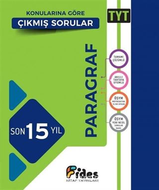 TYT Paragraf Son 15 Yıl Konularına Göre Çıkmış Sorular