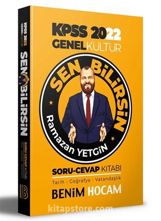 2022 KPSS Genel Kültür Sen Bilirsin Tarih-Coğrafya-Vatandaşlık Soru Cevap Kitabı