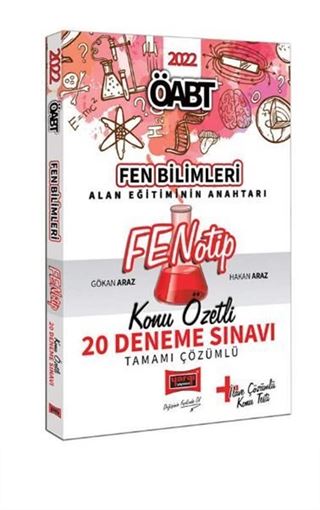 2022 ÖABT Fen Bilimleri Fenotip Tamamı Çözümlü Konu Özetli 20 Deneme Sınavı