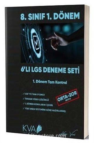 8. Sınıf Liseye Giriş Sınavı 1. Dönem 6'lı Deneme Seti