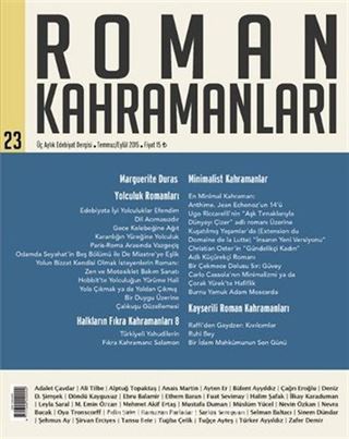 Roman Kahramanları Sayı: 23 (Temmuz-Eylül 2015)