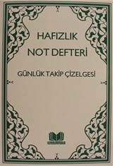 Hafızlık Not Defteri Günlük Takip Çizelgesi
