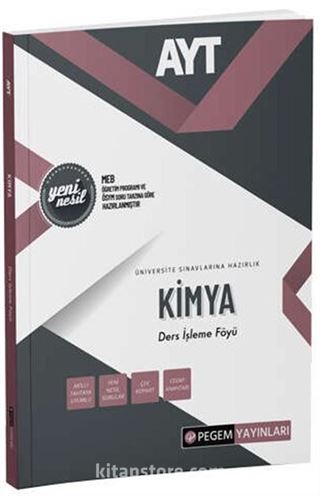 2022 AYT Kimya Ders İşleme Föyü