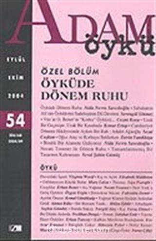 Adam Öykü / Eylül-Ekim 2004 Sayı: 54 206168