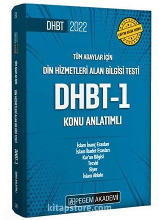 2022 Din Hizmetleri Alan Bilgisi Testi DHBT-1 Konu Anlatımlı