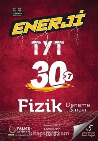 TYT Enerji Fizik 30x7 Deneme Sınavı