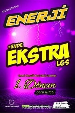 LGS Enerji Evde Ekstra Soru Kitabı 1.Dönem