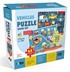 Vehicles Puzzle Game Set - 2 Puzzles in 1 Box - 64 Pieces Puzzle in Total - Ages 4+