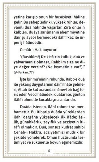 Kur'an-ı Kerim'den Dualar (Cep Boy)