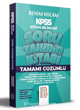 2022 KPSS Eğitim Bilimleri Tamamı Çözümlü Soru Tahmin Kitabı