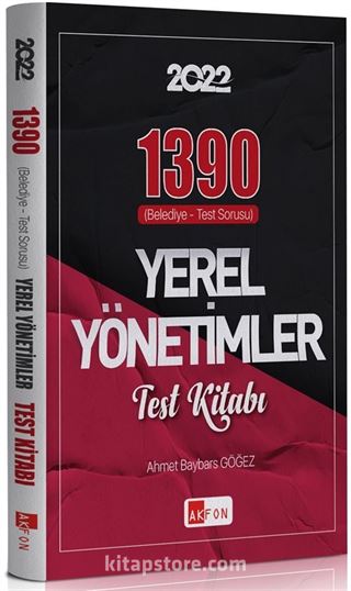 Yerel Yönetimler Test Kitabı