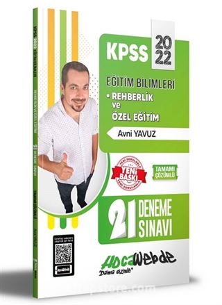 2022 KPSS Eğitim Bilimleri Rehberlik ve Özel Eğitim 21 Deneme Sınavı