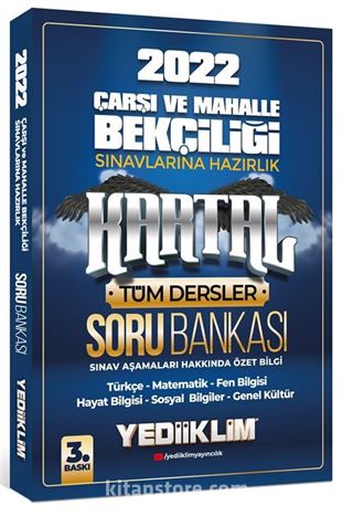 2022 Çarşı ve Mahalle Bekçiliği Sınavlarına Hazırlık Kartal Soru Bankası